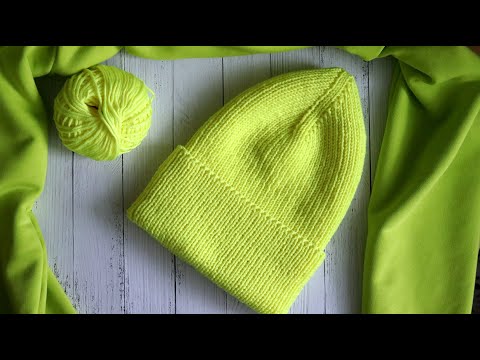 Видео: СТИЛЬНАЯ шапка спицами. Показываю, как связать такую красоту