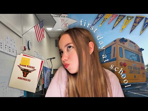 Видео: Первый день в Американской школе: VLOG ✶// First day in American high school // Учеба в США🇺🇸