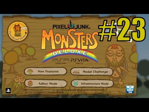 Видео: Прохождение PIXELJUNK MONSTERS - Medium 2 - Bridges of Mad Country [Gaki Gaki Island]