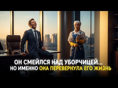 Видео: «Он смеялся над уборщицей… но именно она перевернула его жизнь^