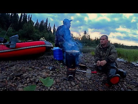 Видео: На рыбалку за хариусом на новые места! И рыбалка и грибалка)) Лес полон грибов!!!