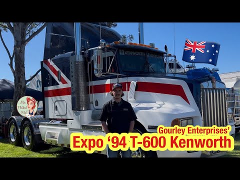 Видео: Экскурсия на грузовике Kenworth T600 на Австралийской выставке Expo 94. Владелец: Gourley Enterpr...