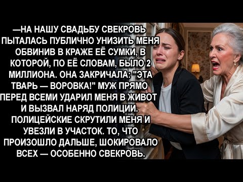 Видео: Эта твapь — воровка!—орала свекровь на нашей годовщине  А Муж ударил меня Но потом произошло такое,