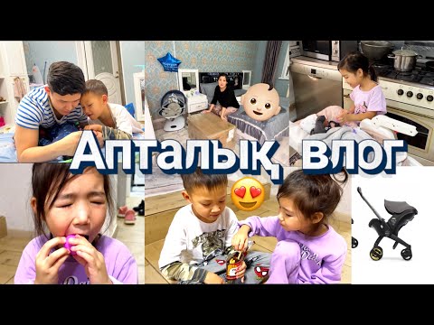 Видео: Vlog🎞️Ең қызықты апта✌🏻Марғұланға коляска алдық😍💣Тәттілерге распаковка🍡🧁🍬🌰🧃🍭🍩🍯🍪