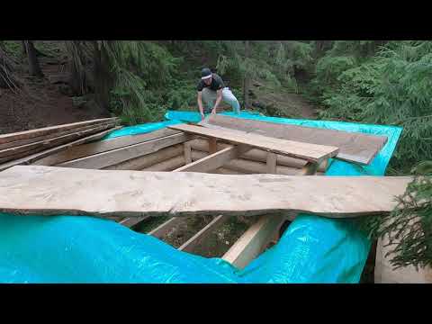 Видео: Строю избу, в одинокого.. (часть 6)