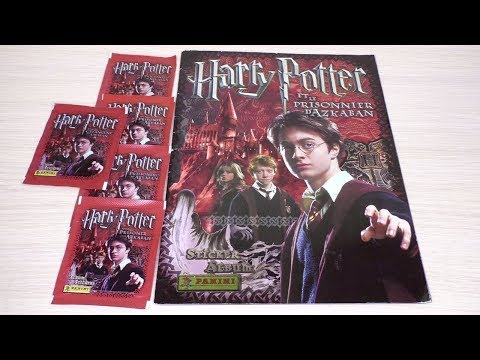Видео: PANINI Гарри Поттер и Узник Азкабана. Обзор альбома и первые наклейки
