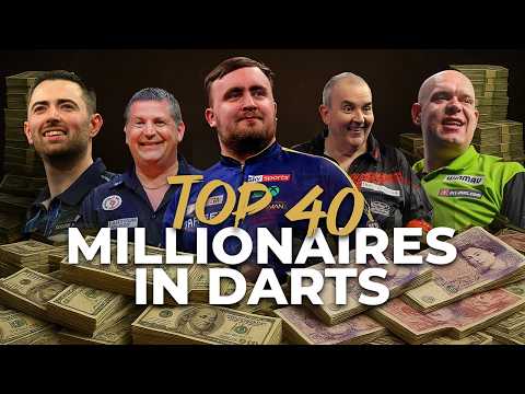 Видео: Кто возглавляет список самых богатых? 40 самых богатых игроков в дартс