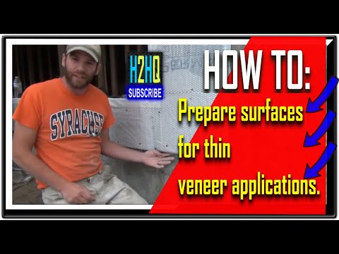 Видео: Как подготовить поверхности для облицовки тонким шпоном