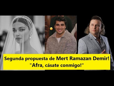 Видео: Второе предложение Мерта Рамазана Демира! «Афра, выходи за меня замуж!»