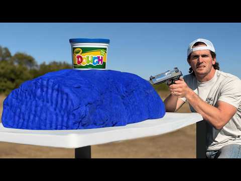 Видео: Сколько пластилина нужно, чтобы остановить снайперскую винтовку калибра 50 калибра?