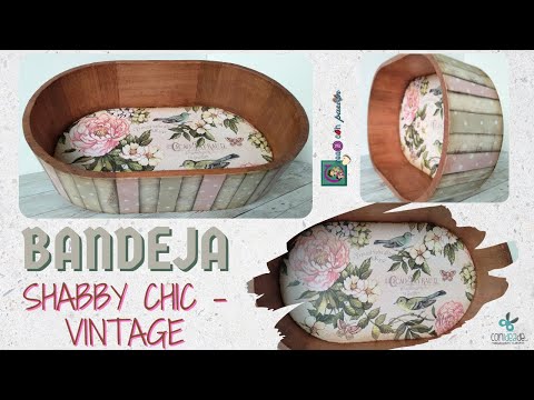 Видео: ПОДНОС 𝓢𝓗𝓐𝓑𝓑𝓨 𝓒𝓗𝓘𝓒 - 𝕍𝕀ℕ𝕋𝔸𝔾𝔼 ПОШАГОВАЯ. ТИНТ, СТЕНЦИЛЬНАЯ КРАСКА И ДЕКОПАЖ