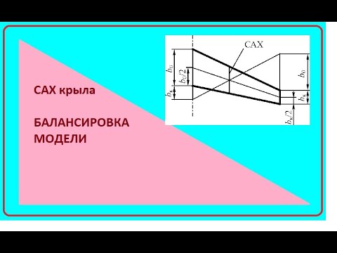 Видео: САХ крыла и центровка авиамодели