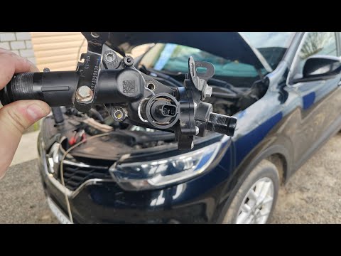 Видео: Рено Каджар - замена р/к корпуса термостата!!!