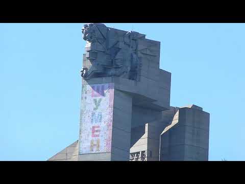 Видео: Изглед от недовършената кула в центъра на Шумен