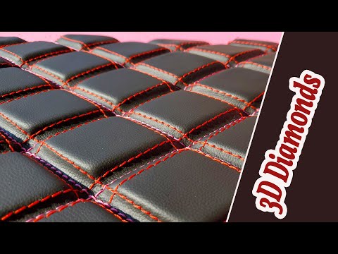 Видео: Как легко сделать 3D-ромбы — Советы по обивке