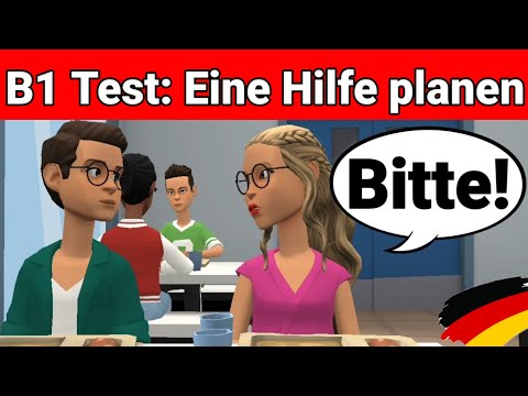Видео: Устный экзамен по немецкому языку B1 | Планируйте что-нибудь вместе/диалог | Часть 3: Помощь