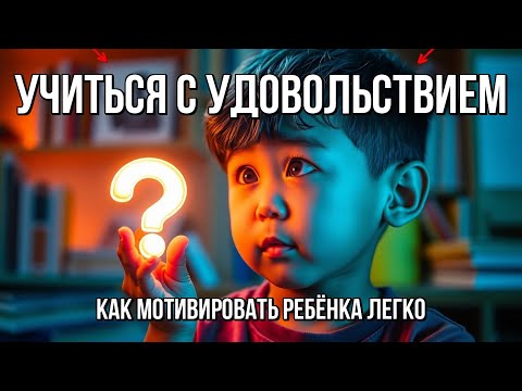 Видео: Как ПОЛЮБИТЬ УЧИТЬСЯ? Мотивируем ребёнка БЕЗ ДАВЛЕНИЯ | Советы психолога