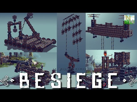 Видео: Besiege v0.09 На что способен Мозг человеческий?!