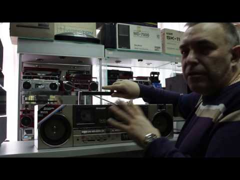 Видео: vintagemoscow  магнитола sharp qt 90