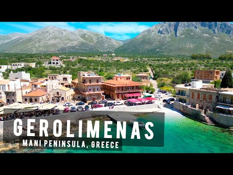 Видео: Геролименас с помощью дрона, полуостров Мани, Пелопоннес | Греция 🇬🇷