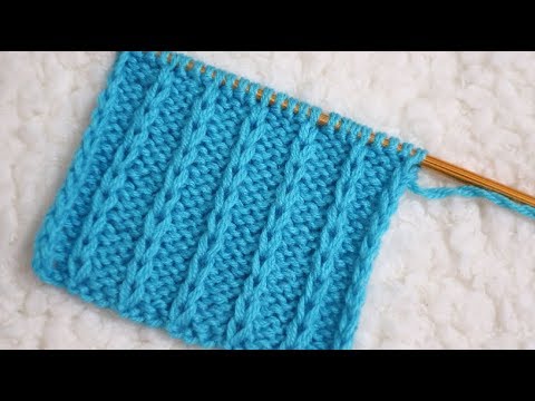 Видео: ПРОСТОЙ УЗОР СПИЦАМИ. ИДЕАЛЬНАЯ СНЯТАЯ ЛИЦЕВАЯ ПЕТЛЯ