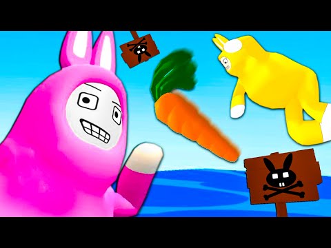 Видео: КРОВЬ, МОРКОВЬ И КРОЛИКИ | ЛУЧШИЕ МОМЕНТЫ Super Bunny Man