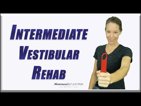 Видео: Упражнения для вестибулярной реабилитации СРЕДНЕГО УРОВНЯ | Прогресс моего видео по вестибулярной...