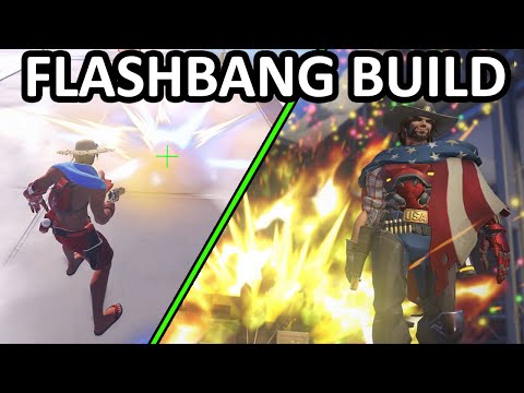 Видео: Максимально улучшенная светошумовая граната на стадионе Overwatch