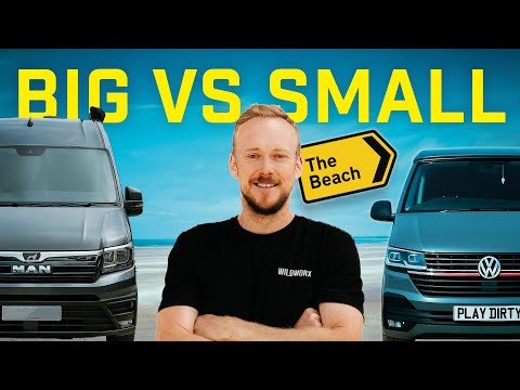 Видео: Большой или маленький кемпервэн — стоит ли переплачивать 40 000 фунтов стерлингов?