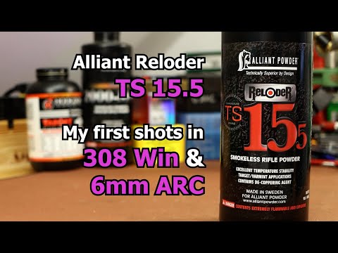 Видео: Alliant Reloder TS 15.5 - 308 Win и 6 ARC