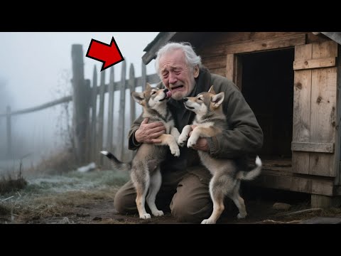 Видео: После смерти пса прошло 40 дней  В будке нашёл волчат  Когда узнал правду — не смог сдержать слёз