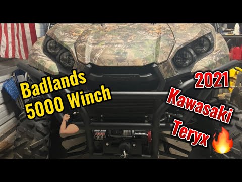 Видео: Установка лебедки Badlands 5000 на мой Kawasaki Teryx 2021 года