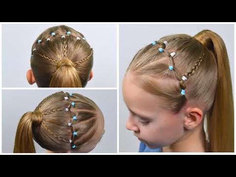 Видео: Прическа "Ободок из Резинок" ♦ Простая и быстрая прическа в садик (школу) #73
