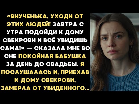 Видео: Покойна бабушка предостерегла меня за день до свадьбы. Я подъехала к дому свекрови и всё поняла...