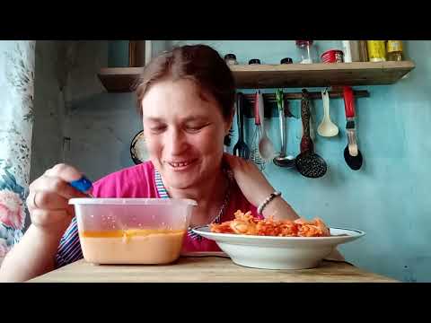 Видео: Мукбанг/Борщ 🍲.