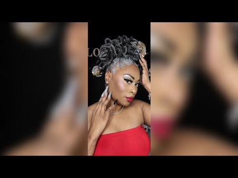 Видео: Стили локонов — пучок-лепесток на шнурке — без резинок