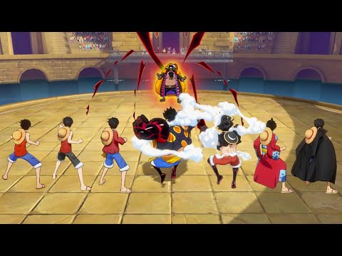 Видео: Эволюция Луффи в One Piece Fighting Path