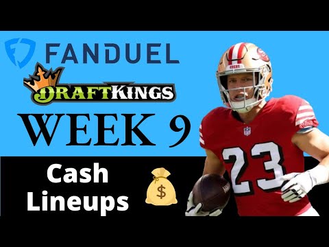 Видео: Состав участников NFL DraftKings и FanDuel на 9-ю неделю: FD DK Cash Lineups на 9-ю неделю 2025 года