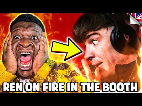 Видео: Рен читает рэп!!! | REN - Fire in the Booth (РЕАКЦИЯ)