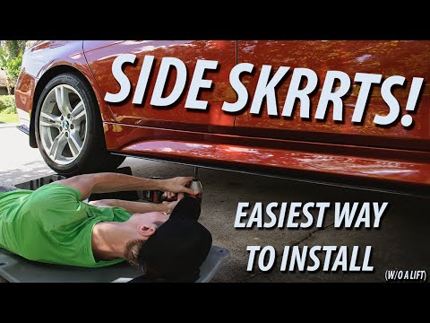 Видео: КАК УСТАНОВИТЬ БОКОВЫЕ ЮБКИ ИЗ КАРБОНОВОГО ВОЛОКНА | BMW F30 | В ИНТЕРНЕТ-МАГАЗИНЕ EXTREME