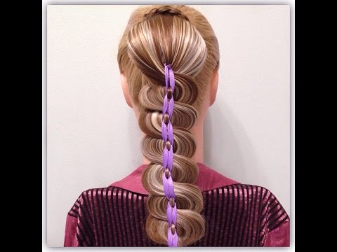 Видео: Zigzag ribbon braid | Коса - зигзаг с лентами