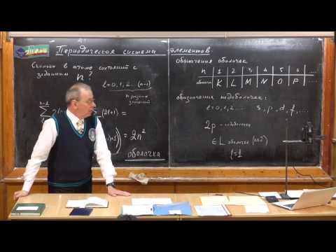 Видео: Урок 461. Периодическая система элементов часть 1