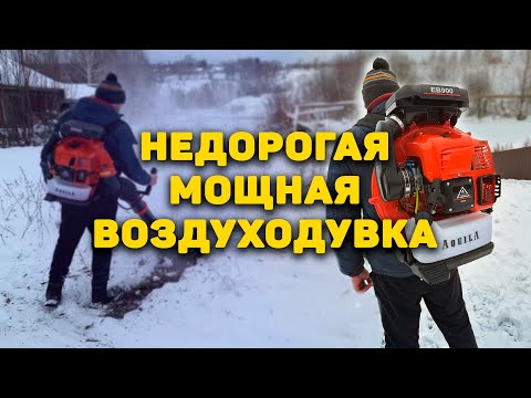 Видео: Самая мощная бензиновая воздуходувка AQUILA EB 900 по низкой цене , не покупай STIHL