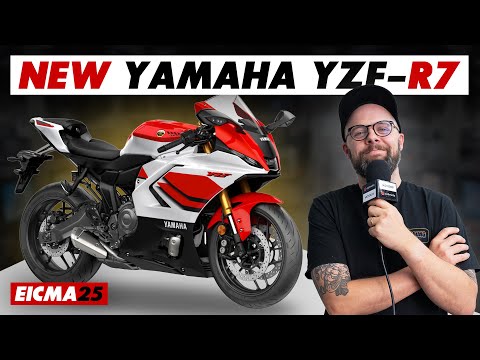 Видео: Новая Yamaha R7 2026 года представлена ​​на выставке EICMA: все, что нужно знать!