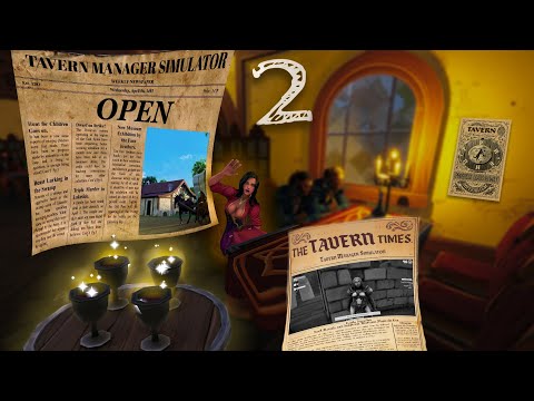 Видео: ПРОХОЖДЕНИЕ ИГРЫ TAVERN MANAGER SIMULATOR - #2 ДЕНЬ ВТОРОЙ