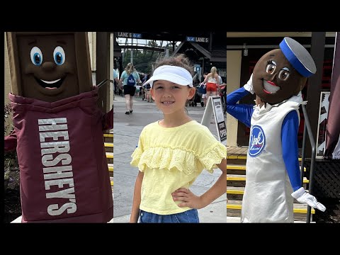 Видео: Hershey Parc Маргарита катается на американских горках