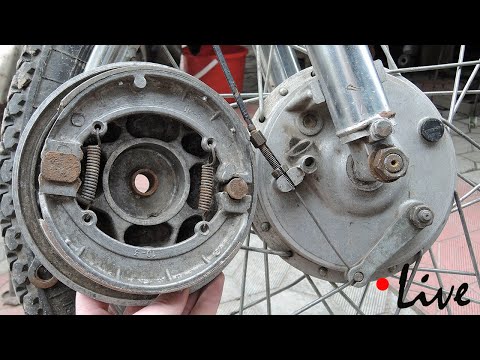 Видео: Настройка тормозов мотоцикла Минск и Днепр(Урал) | Замер компрессии! Оживление после зимы!