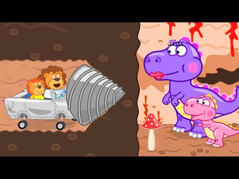 Видео: Маша и Леопольд. Путешествие к центру - Серии для всей семьи  - Lion Family на русском - Мультик
