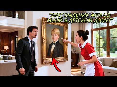 Видео: "Этот мальчик жил со мной в детском доме!" - воскликнула уборщица, когда увидела портрет в особняке.