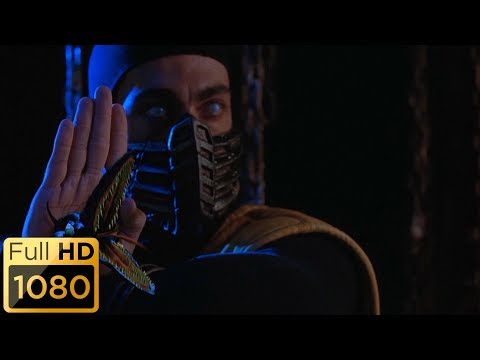 Видео: Рейден раскидывает Саб-Зиро и Скорпиона. Смертельная битва.